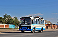 ПАЗ-32054 гос.# AX5745BC 671-го маршрута в центральной части поселка Безлюдовка