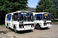 Автобусы ПАЗ-32054 гос.## AX9826AA и AX9824AA, на территории АТП-16329