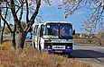 ПАЗ-32054 гос.# 022-03ХА маршрута Лиман - Комсомольское на въезде в поселок Андреевка