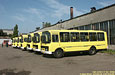 Автобус ПАЗ-4234, гос.# 007-99 ХА, в ряду новых автобусов этой модели на территории АТП-16330