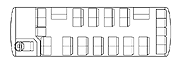 Схема расположения мест в салоне автобуса ПАЗ-4234