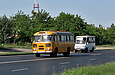 ПАЗ-672М гос.# АХ4038АО на Салтовском шоссе неподалеку от перекрестка с проспектом Тракторостроителей
