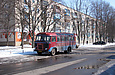 ПАЗ-672М гос.# 002-93ХА 614-го маршрута на улице Космонавта Комарова в Первомайском