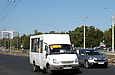 Рута СПВ-17 гос.# AX6794AI 225-го маршрута на проспекте Гагарина в районе улицы Дебальцевской