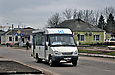 Рута-25 гос.# АХ1786СА 1343-го маршрута на улице Комсомольской в Золочеве