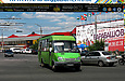 Рута-25 гос.# АХ9587СА 213-го маршрута на улице Амурской пересекает улицу Академика Павлова