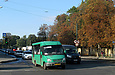 Рута-25 ПЕ гос.# АХ0640АА 289-го маршрута на улице Пушкинской пересекает улицу Веснина