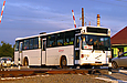 Saffle System 2000 (Volvo B10B-70) гос.# AX8424AK 354-го маршрута в Дергачах на переезде возле о.п. Моторная