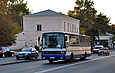 Setra S215ÜL гос.# AX8574CH 1316-го маршрута на улице Плехановской между проспектом Гагарина и Никитинским переулком