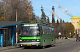 Setra S215ÜL гос.# АХ0014АА 204-го маршрута на проспекте Орджоникидзе возле железнодорожного переезда