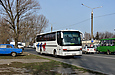 Setra S315HD гос.# AX0562CE маршрута Харьков - Пятницкое на Салтовском шоссе в районе 8-го хлебозавода