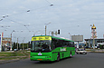 Sunsundegui Interstylo II (Volvo B10M) гос.# AX0739AA 221-го маршрута поворачивает с Клочковской улицы в Рогатинский въезд