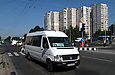 Volkswagen-LT35 гос.# АХ5618НК 121-го маршрута на Юбилейном проспекте возле улицы Гвардейцев-Широнинцев