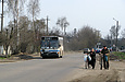 Wiima-K202 (Volvo-B10M) гос.# АХ8360ВС 354-го маршрута в Малой Даниловке на улице Петровского