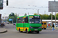 ЗАЗ-А07А гос.# AX1484BT 221-го маршрута выезжает из Рогатинского проезда на Клочковскую улицу