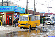 ЗАЗ-А07А гос.# АХ9101ВТ 201-го маршрута на конечной "Станция метро "Академика Барабашова"