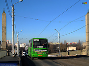 ЗАЗ-А07А.30 гос.# AX0649AA 218-го маршрута на улице Плехановской следует по Балашовскому путепроводу