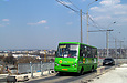 ЗАЗ-А07А.30 гос.# АХ1027АА 225-го маршрута на проспекте Льва Ландау следует по Коммунальному путепроводу