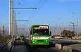 ЗАЗ-А07А.30 гос.# АХ1032АА 225-го маршрута на проспекте Льва Ландау следует по Коммунальному путепроводу