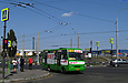 ЗАЗ-А07А.30 гос.# АХ1033АА 225-го маршрута поворачивает с проспекта Гагарина на улицу Южнопроектную