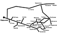 Схема автобусных сообщений Автостанции №6