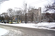 Конечная "ДК ХЭМЗ", вид от Старомосковской улицы