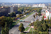 Московский проспект в районе одноименной станции метро