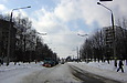 Улица Ахсарова, вид в сторону конечной станции "Студгородок"