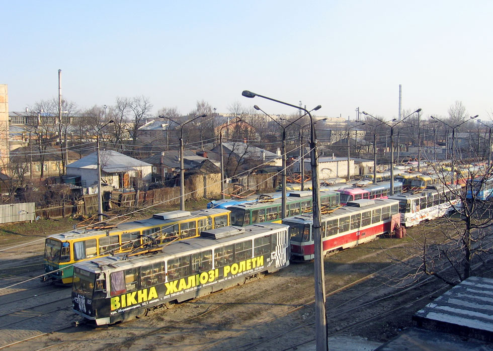 Открытый парк Коминтерновского трамвайного депо