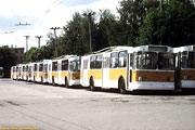 Партия новых троллейбусов в Троллейбусном депо №1