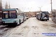 ЮМЗ-Т1 #2001 и #2002 в открытом парке Троллейбусного депо №2