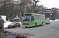 Переоборудованный силами Депо №1 в троллейбус бывший автобус Volvo-B10M60 на улице Сумской