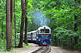 ТУ2-054 с составом "Украина" подъезжает к станции Лесопарк