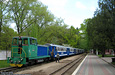 ТУ7А-3198 с составом "Украина" выполняет маневры на станции Парк