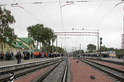 Станция Огульцы, вид в сторону Харькова