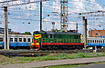 ЧМЭ3-2010 выполняет маневры по станции Люботин