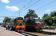 ЧМЭ3-2403 и ВЛ80т-1294 на станции Харьков-Балашовский