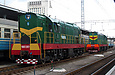 ЧМЭ3-2957 и ЧМЭ3-2962 на станции Харьков-Пассажирский