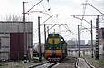 ЧМЭ3-2994 с грузовым поездом на перегоне разъезд 8 км — Харьков-Балашовский