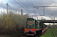 ЧМЭ3-3633 с грузовым поездом отправился от станции Харьков-Балашовский в направлении поста 18 км