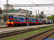ЧМЭ3-4255 на станции Харьков-Балашовский на выставке локомотивов