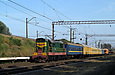 ЧМЭ3-4378 с ремонтным поездом проходит станцию Новожаново