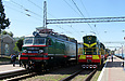ВЛ11.8-727 и ЧМЭ3-4384 на станции Харьков-Балашовский