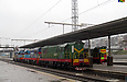 ЧМЭ3-5354, ЧМЭ3-2011 и ЧМЭ3-2897 на станции Харьков-Пассажирский