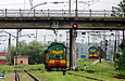 ЧМЭ3Т-7319 на станции Харьков-Сортировочный под Даниловским путепроводом
