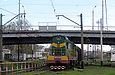 ЧМЭ3Т-7323 выполняет маневры на станции Харьков-Балашовский