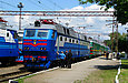 ЧС7-121 на станции Харьков-Балашовский
