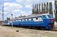 Электровоз ЧС7-168 в районе Северного терминала станции Харьков-Пассажирский