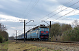 ЧС7-189 с пассажирским поездом на перегоне Шурино — Беспаловка
