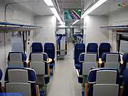 Салон вагона второго класса дизель-поезда ДПКр-3-003